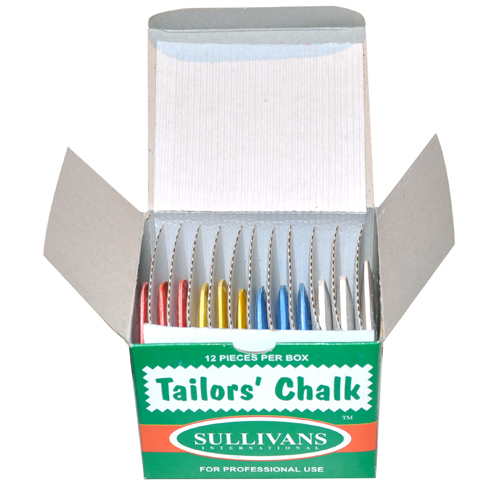 Tailors Chalk, 5,5 cm, Blue, Red, White, 3 pc