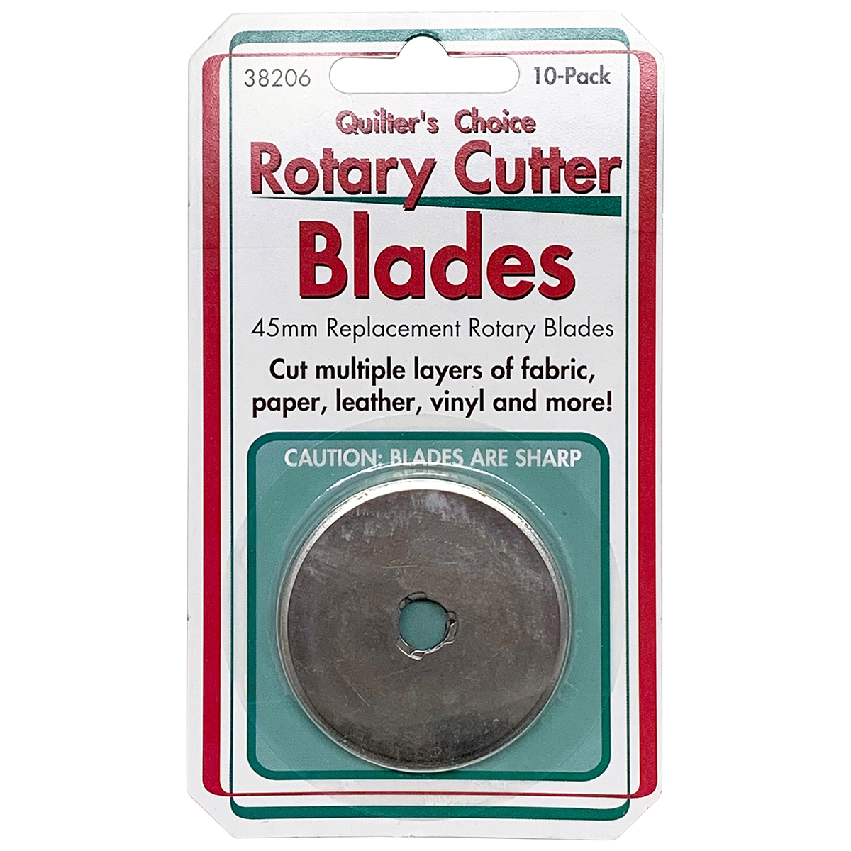 Straight Cut 5 Pack 45mm Rotary Blades, Allary #399