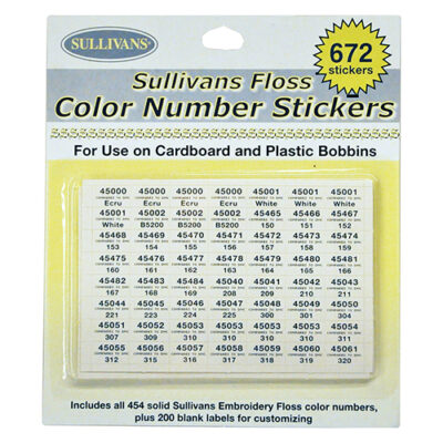 Embroidery Designer Box - 489 solid colors of Sullivans Floss - MyNotions